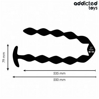 Plug Anale Extra Lungo in Silicone - Stimolazione Profonda e Sicura